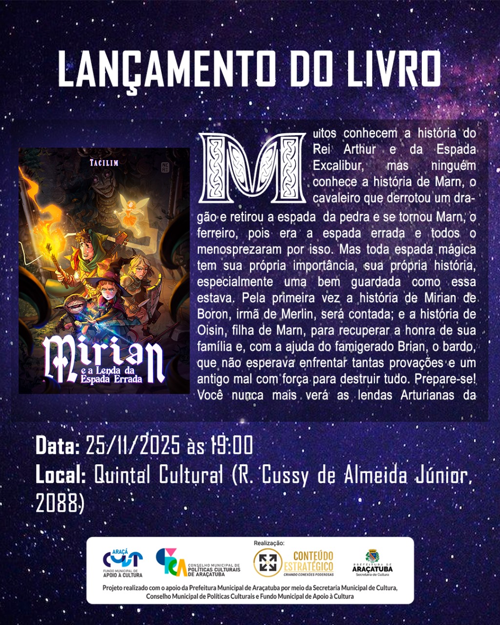 MIRIAN E A LENDA DA ESPADA ERRADA-ARAÇATUBA-SP (13)